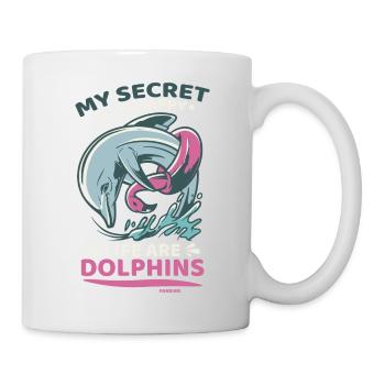 Delfin - Tasse - Weiß - Rechts