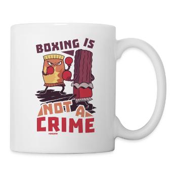 Boxing Is Not A Crime - Mug - white - Right
