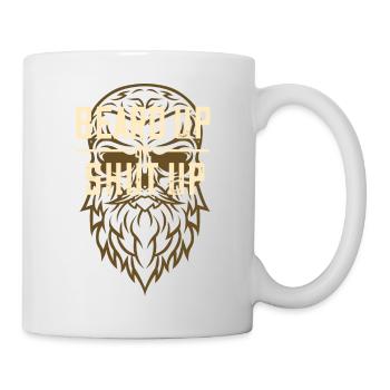 Bart Bart Bart Lustige Sprüche Shut Up - Tasse - Weiß - Rechts