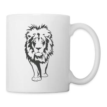 Lion Strong Grace King Gift - Mug - white - Right