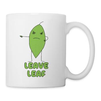 Leave Leaf - Tasse - Weiß - Rechts