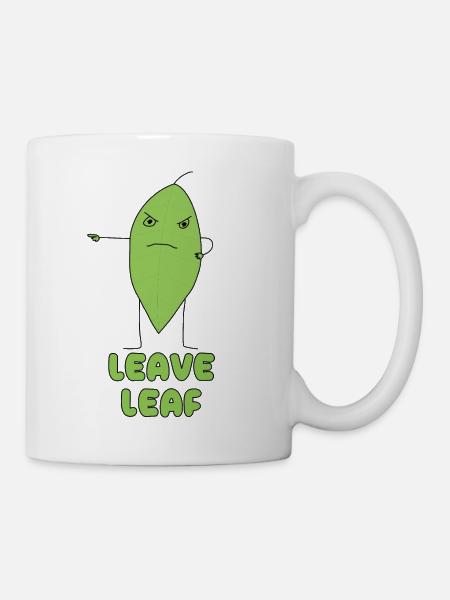 Leave Leaf - Tasse - Weiß