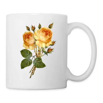 Fleur - Mug blanc - blanc - Droite