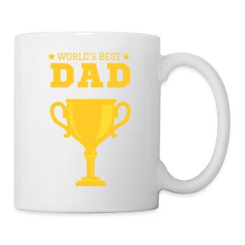 The best dad in the world - Mug - white - Right