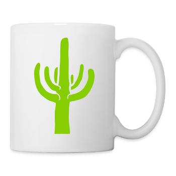 Plant Silhouette Desert Cactus - Mug - white - Right