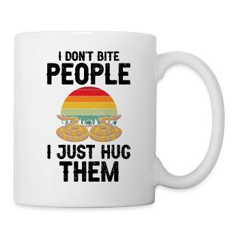 Königspython Design für Schlangen Liebhaber - Tasse - Weiß - Rechts