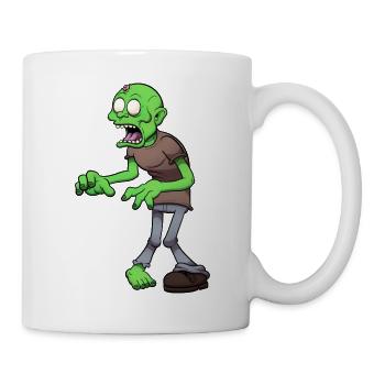 Zombie - Tasse - Weiß - Rechts
