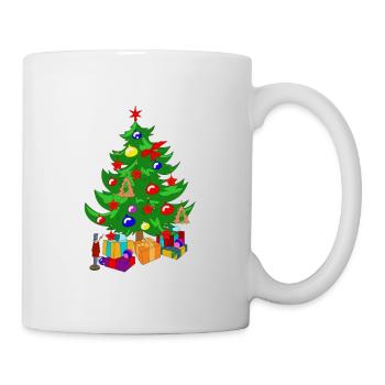 christmas tree christmas gift idea - Mug - white - Right