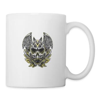 Ich trage solange SCHWARZ bis es was dunkleres gib - Tasse - Weiß - Rechts