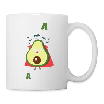 Vegan Vampire Avocat Guacamole végétalien végétalien végétalien - Mug blanc - blanc - Droite