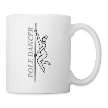 Pole dance Figur - Tasse - Weiß - Rechts
