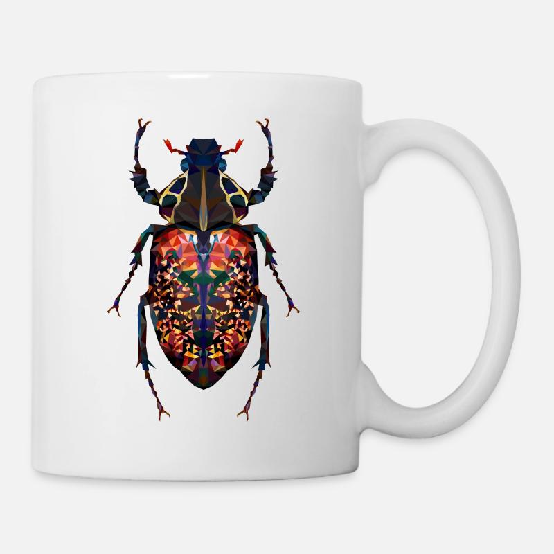 Beetle - Inca clathratus - Mug - white