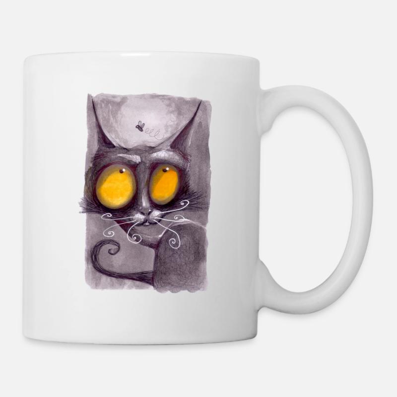 Série Cat 06 - Mug blanc - blanc