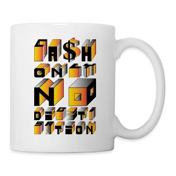 Argent comptant seulement Pas de numérisation - Mug blanc - blanc - Droite