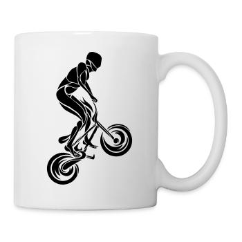 BMX Rider Triabal - Mug - white - Right