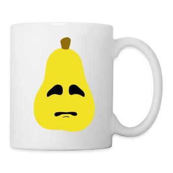 Birne - Tasse - Weiß - Rechts