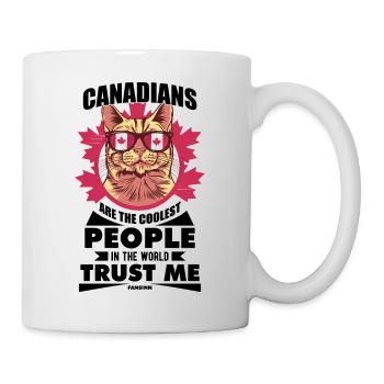 Canada Flag Kanada Flagge Ottawa Vancouver Fahne - Mug - white - Right