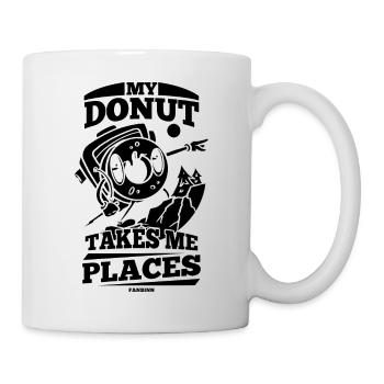 Donut - Tasse - Weiß - Rechts