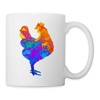 Chicken chickens chicken keeper chicken breeder - Mug - white - Right