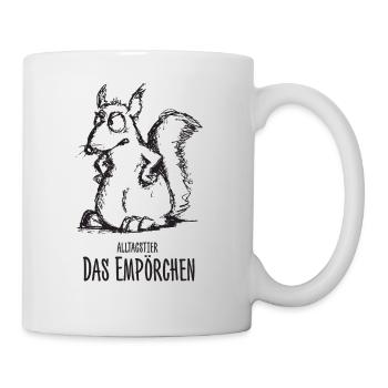 Das Empörchen - Tasse - Weiß - Rechts
