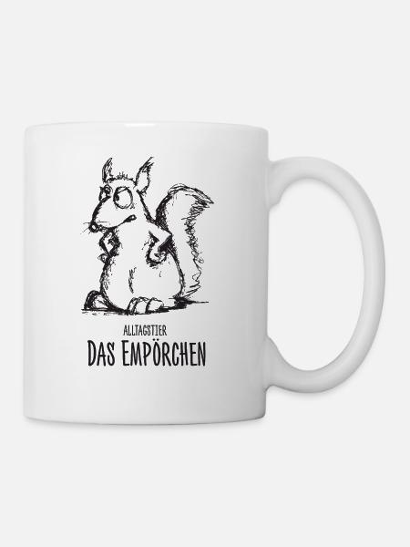 Das Empörchen - Tasse - Weiß
