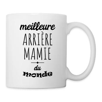 Mamie , Mamy , Grand Mere , Grand-Mère , Bébé - Mug blanc - blanc - Droite