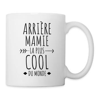 Mamie , Mamy , Grand Mere , Grand-Mère , Bébé - Mug blanc - blanc - Droite