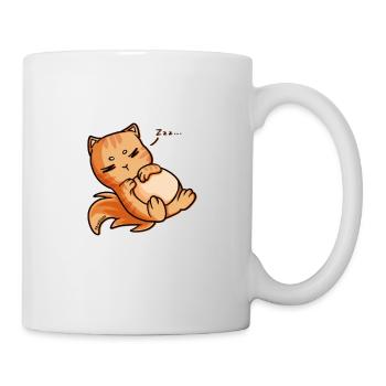 Les chats me rendent heureux, pas tellement - Mug blanc - blanc - Droite