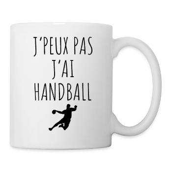 Handball Handballer Sport Sportif Athlète - Mug blanc - blanc - Droite