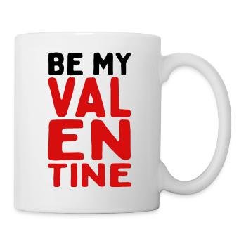 Soyez ma Saint-Valentin - Mug blanc - blanc - Droite