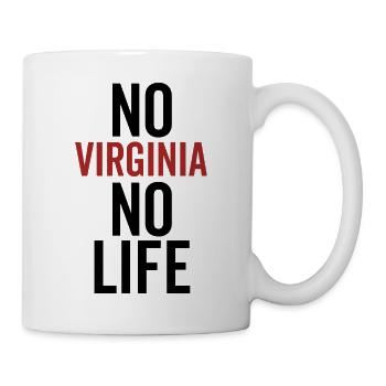 Kein Virginia Kein Leben - Tasse - Weiß - Rechts