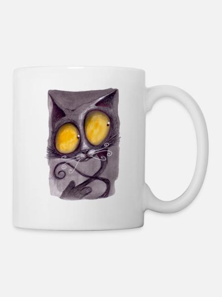 Serial Cat 11 - Mug blanc - blanc