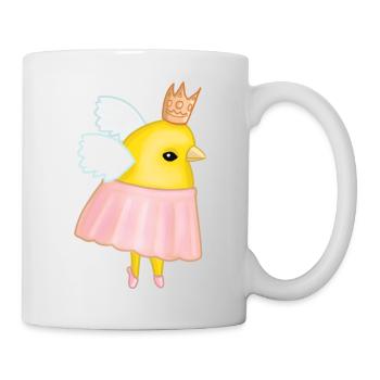 Chick dancer star princess - Mug - white - Right