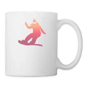 Snowboarding Is My Passion - Mug - white - Right