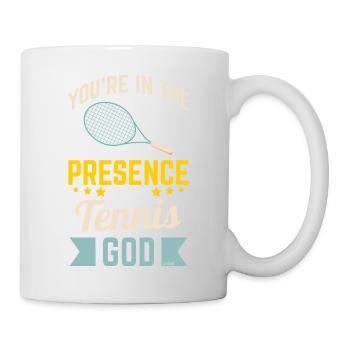 Tennis Tennis player Tennis court - Mug - white - Right