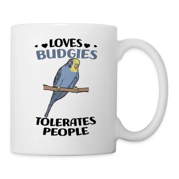 Budgerigar Pet Birds | Bird Gift Idea - Mug - white - Right