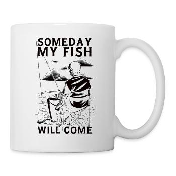 Pêche Hameçons Pêcheurs Pêche Pêche - Mug blanc - blanc - Droite
