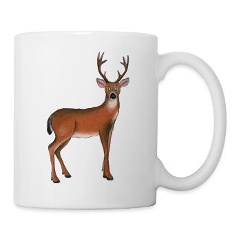 White-tailed deer - Mug - white - Right