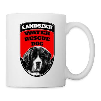 LANDSEER CHIEN DE SAUVETAGE, WATER RESCUE DOG - Mug blanc - blanc - Droite