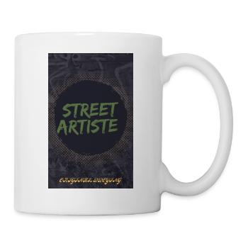 STREET ARTISTE - Mug blanc - blanc - Droite