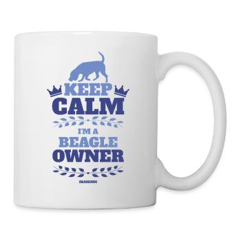 calme Beagle - Mug blanc - blanc - Droite