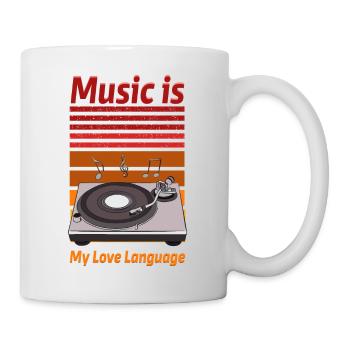 music is my love language - Mug - white - Right
