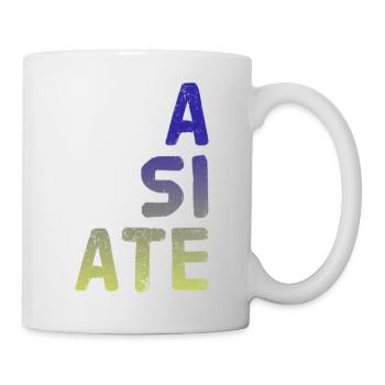 A SI ATE. Wonderful NEW Design by Maximum Design!! - Mug - white - Right