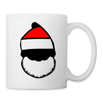 Christmas Hat Santa Claus Christmas Vector - Mug - white - Right