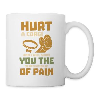 Corgi lover dog owner animal lover - Mug - white - Right