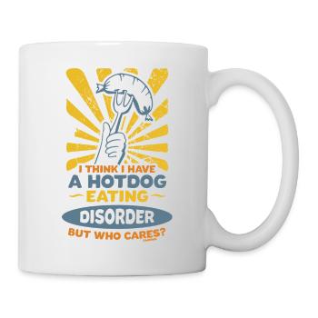 Hotdog Störung lustiger Spruch - Tasse - Weiß - Rechts