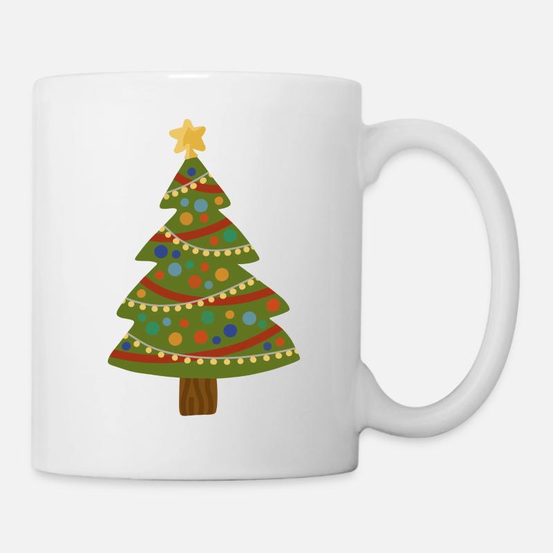 Weihnachtsbaum Tannenbaum Weihnachten Geschenkidee - Tasse - Weiß