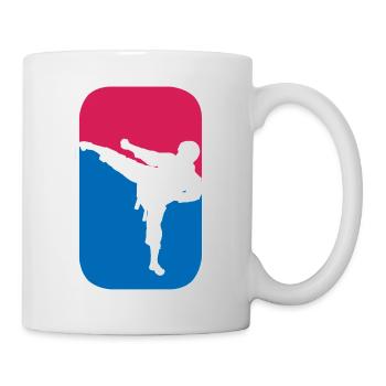 Kampfsport Kämpfer Karate Judo lustige Geschenk - Tasse - Weiß - Rechts