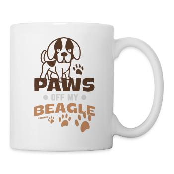 Dog Paw Beagle Puppy - Mug - white - Right