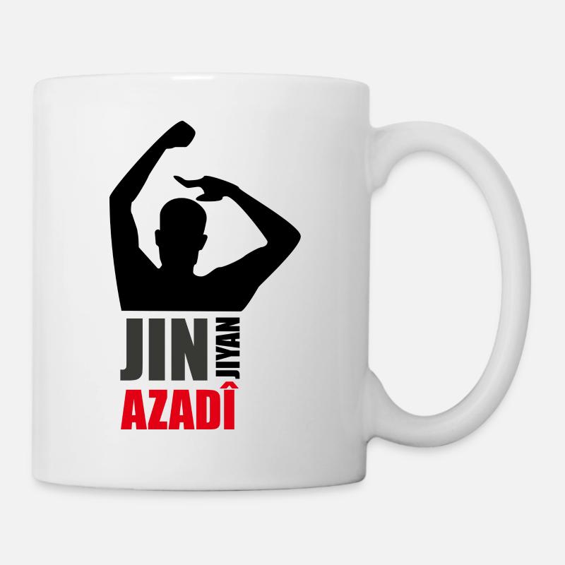Jin Jiyan Azadi - Tasse - Weiß